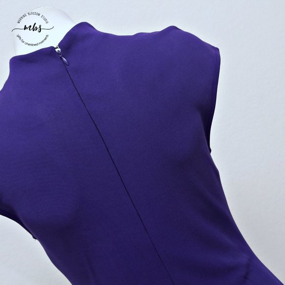 Rimini High Neck Sleeveless Shift Midi Dress - Picture 9 of 12